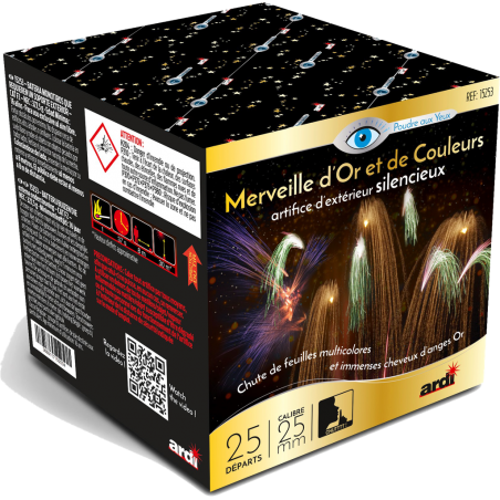 Compact Ardi Merveille d'or et de couleurs - POUDRE AU YEUX® -