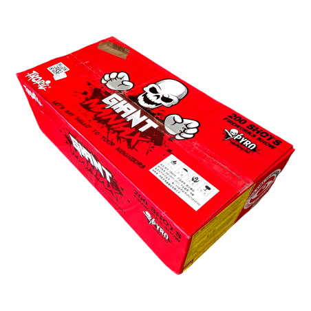 Feu d'artifice 200 coups Giant Maniax TB418