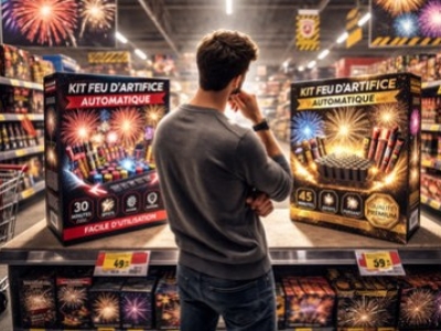 Comment choisir un feu d’artifice automatique selon la taille de votre terrain