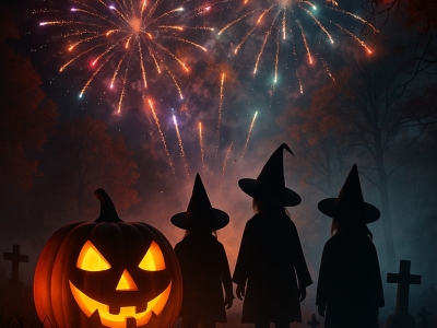 Feu d’artifice automatique pour Halloween : l’art de donner vie à la nuit